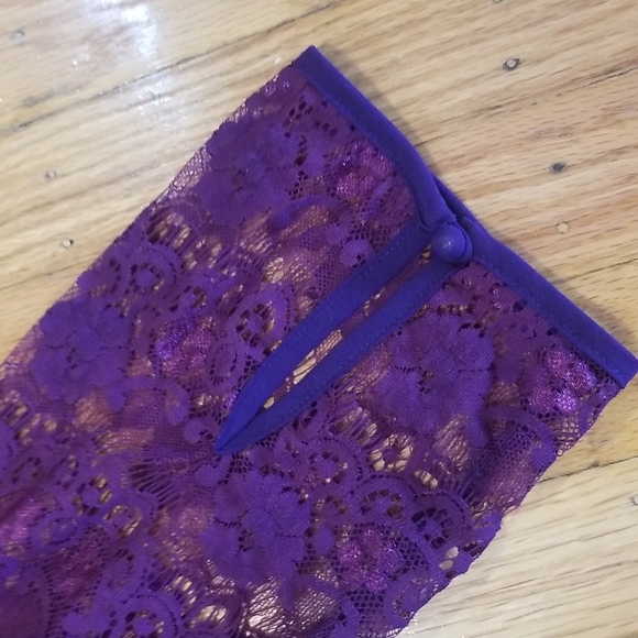 Purple popover blouse - Picture 6 of 6